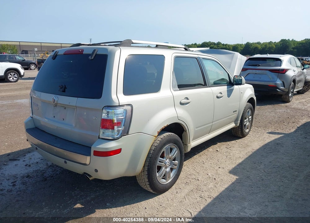 2008 MERCURY MARINER PREMIER VIN: 4M2CU87168KJ34391