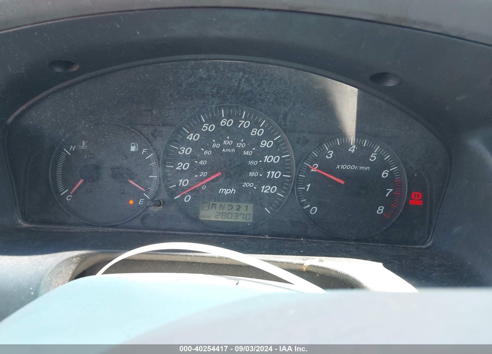 2001 MAZDA MPV DX/ES/LX VIN: JM3LW28Y010195480