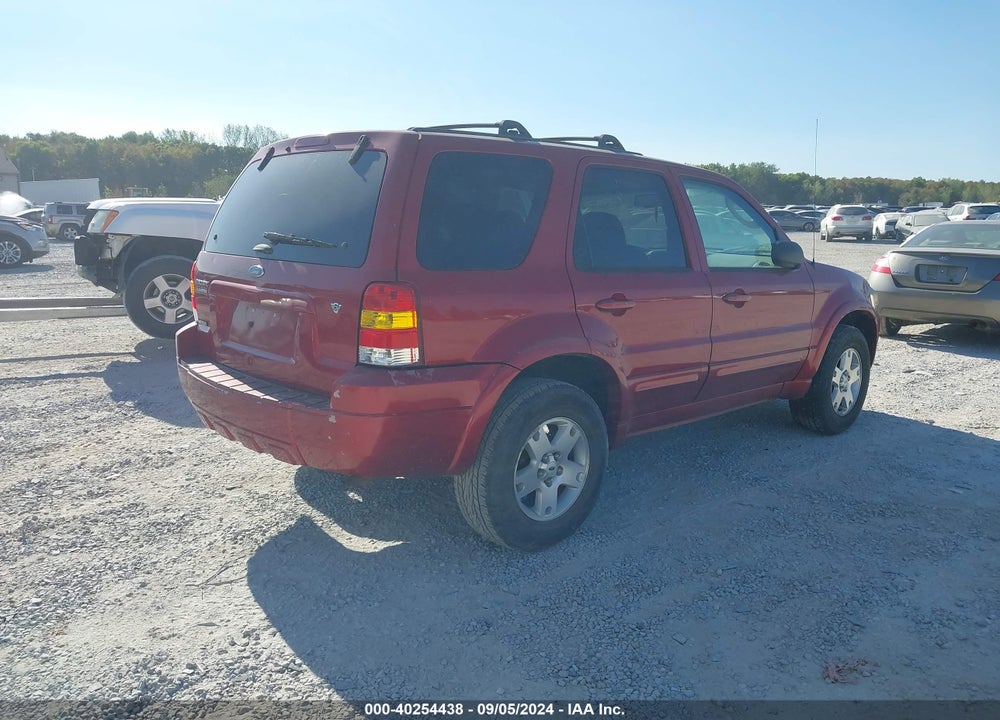 2006 FORD ESCAPE LIMITED VIN: 1FMYU04116KC24090