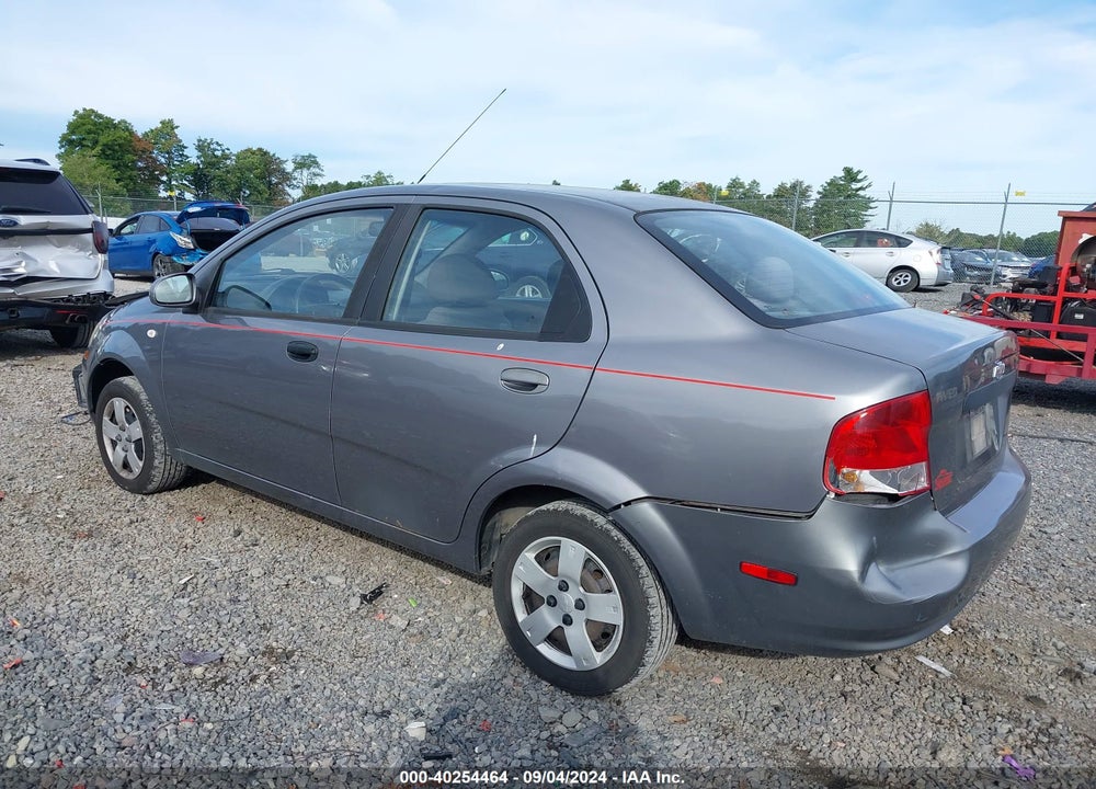 2006 CHEVROLET AVEO VIN: KL1TD566X6B631076