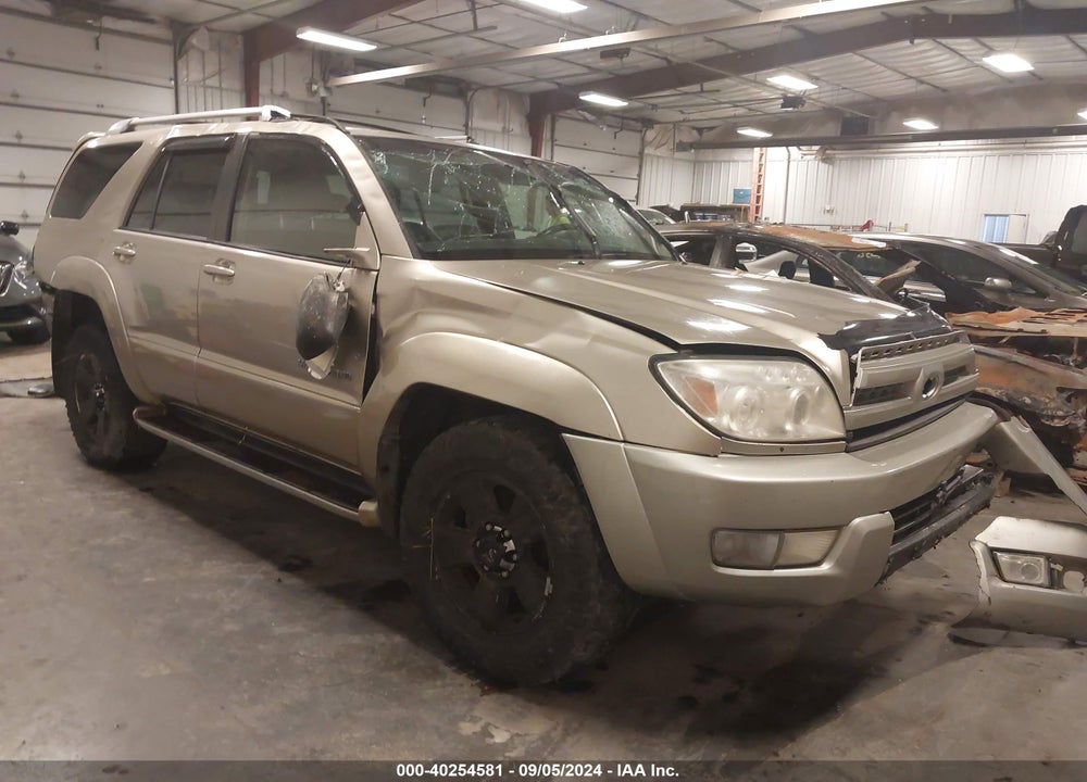 2003 TOYOTA 4RUNNER LIMITED V8 VIN: JTEBT17R838003949