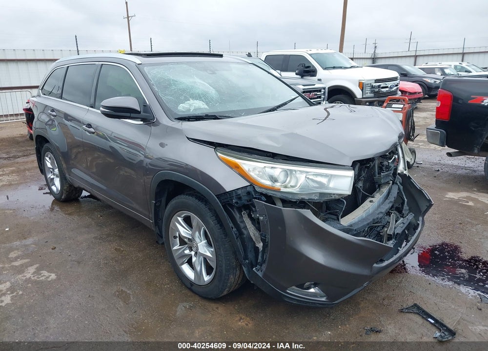 2015 TOYOTA HIGHLANDER LIMITED PLATINUM V6 VIN: 5TDDKRFH0FS139385