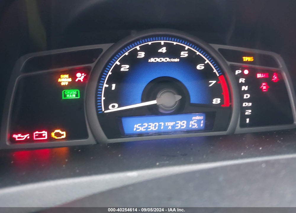 2009 HONDA CIVIC LX VIN: 2HGFG12639H513508