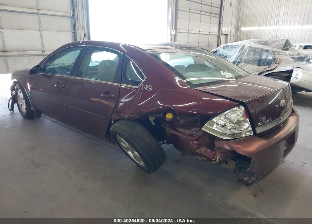 2007 CHEVROLET IMPALA LT VIN: 2G1WT58K979245988