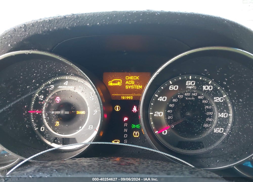 2012 ACURA MDX ADVANCE PACKAGE VIN: 2HNYD2H8XCH512999