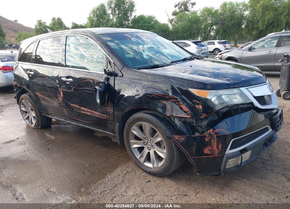 2012 ACURA MDX ADVANCE PACKAGE VIN: 2HNYD2H8XCH512999