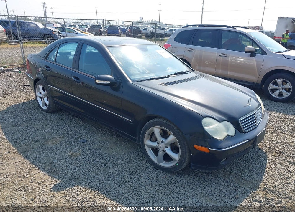 2004 MERCEDES-BENZ C 230 KOMPRESSOR SPORT/SPORT VIN: WDBRF40J44F547876