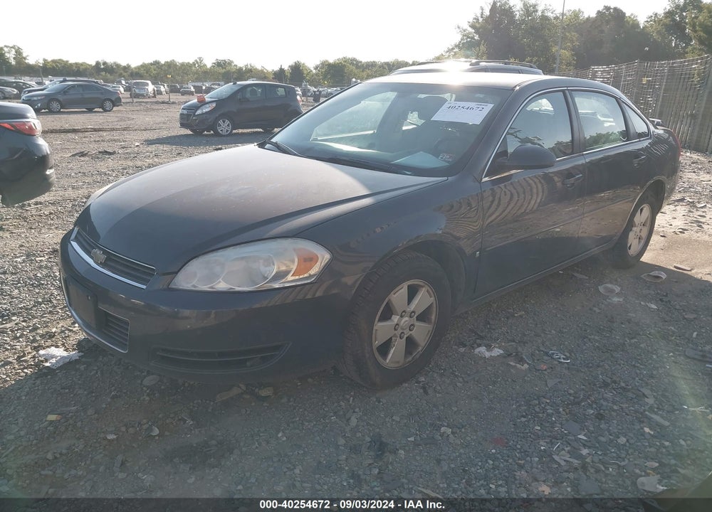 2008 CHEVROLET IMPALA LT VIN: 2G1WT58N789233219