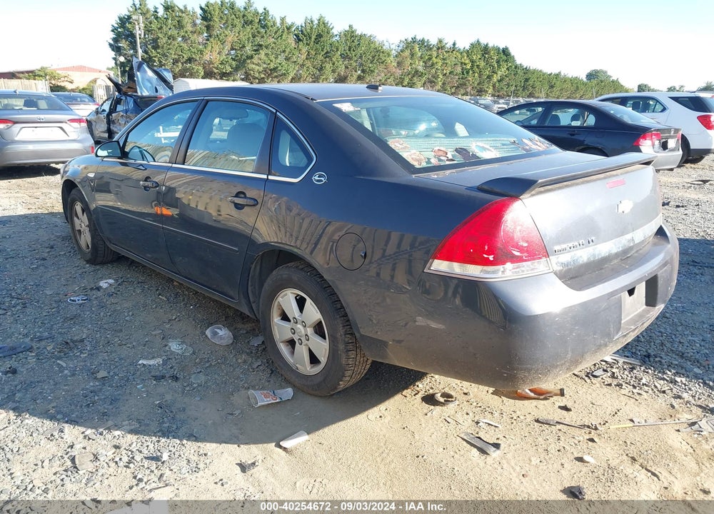2008 CHEVROLET IMPALA LT VIN: 2G1WT58N789233219