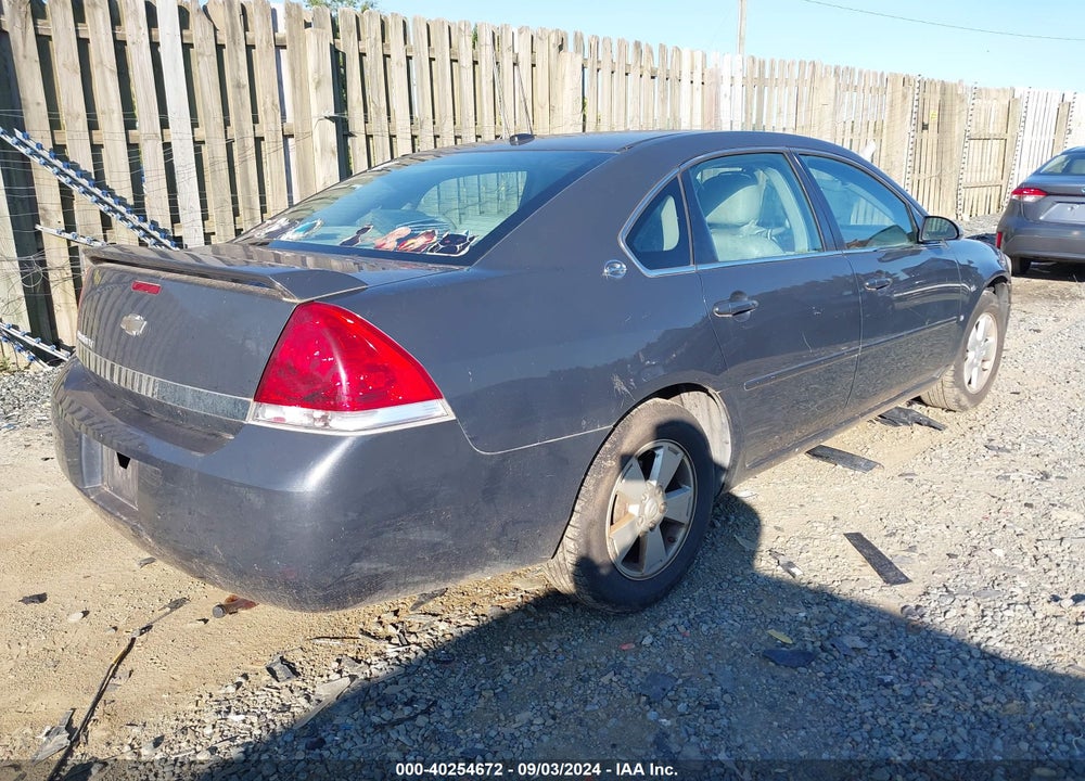 2008 CHEVROLET IMPALA LT VIN: 2G1WT58N789233219