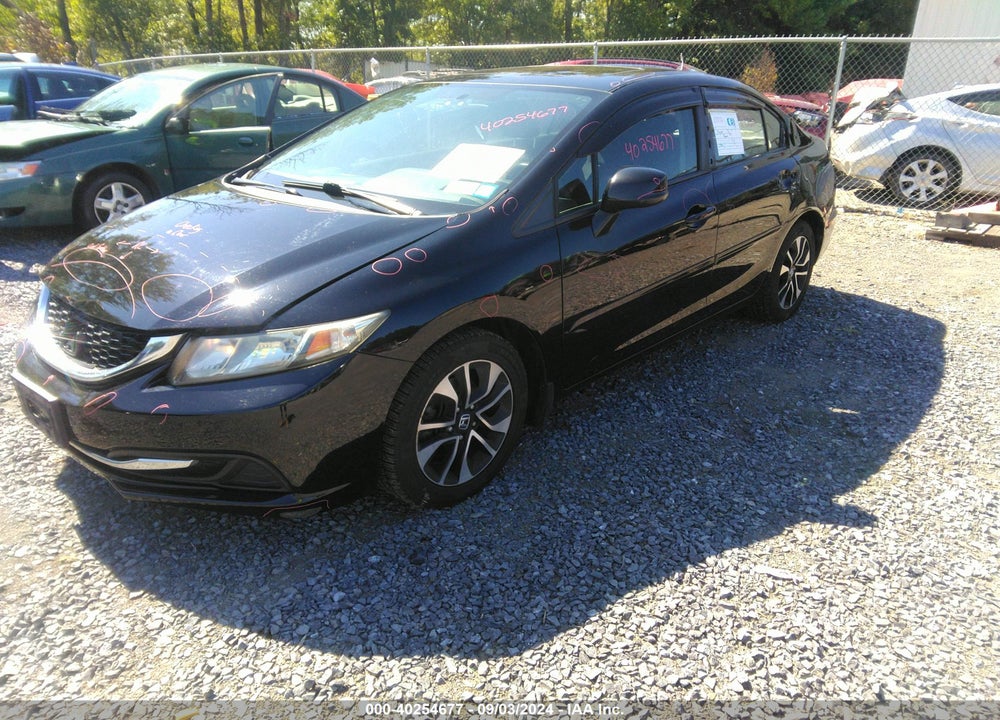 2013 HONDA CIVIC EX VIN: 19XFB2F81DE255217