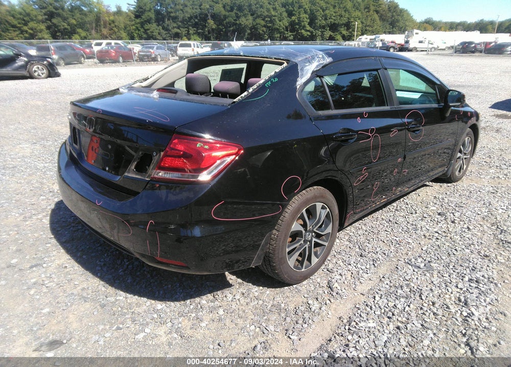 2013 HONDA CIVIC EX VIN: 19XFB2F81DE255217