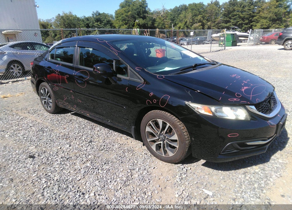 2013 HONDA CIVIC EX VIN: 19XFB2F81DE255217