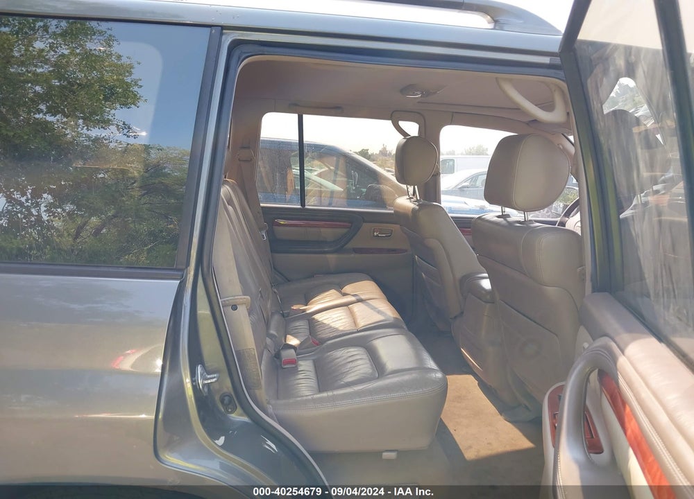 2000 LEXUS LX 470 VIN: JT6HT00W5Y0088299