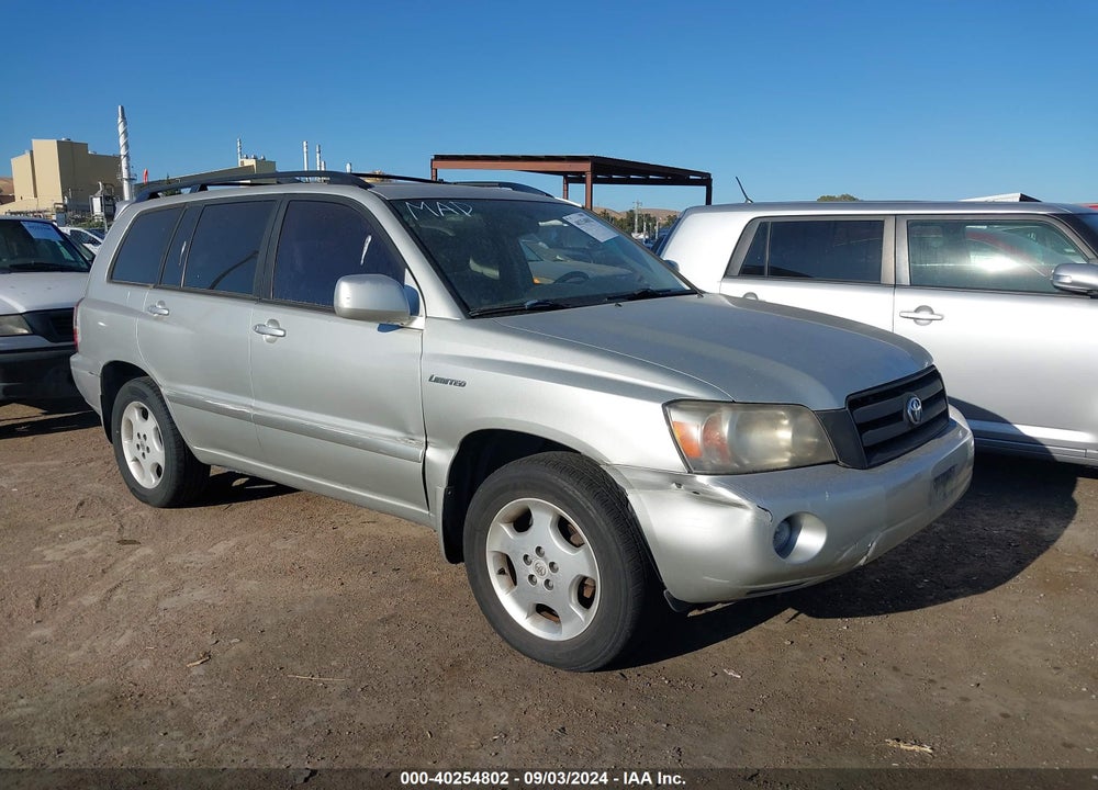 2005 TOYOTA HIGHLANDER LIMITED V6 VIN: JTEEP21A150082425