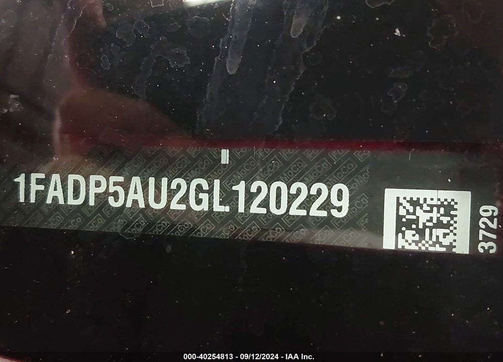 2016 FORD C-MAX HYBRID SE VIN: 1FADP5AU2GL120229