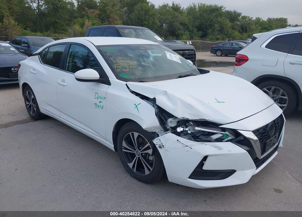 2022 NISSAN SENTRA SV XTRONIC CVT VIN: 3N1AB8CV8NY264734
