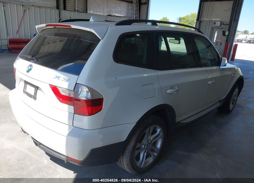 2008 BMW X3 3.0SI VIN: WBXPC93468WJ03511