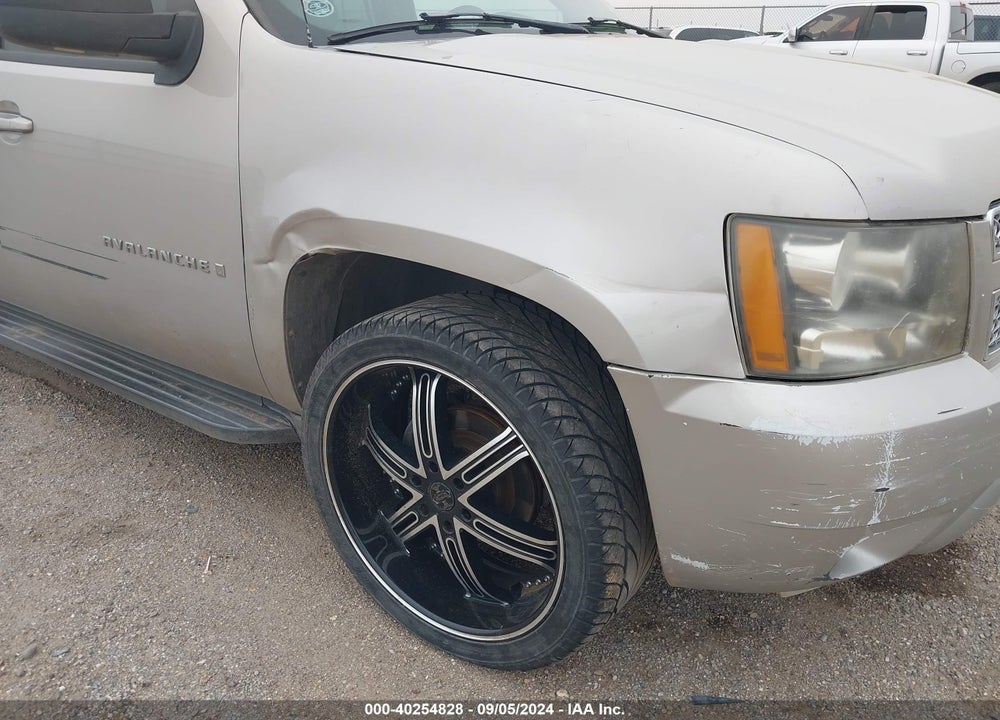 2007 CHEVROLET AVALANCHE 1500 LT VIN: 3GNEC12087G258621