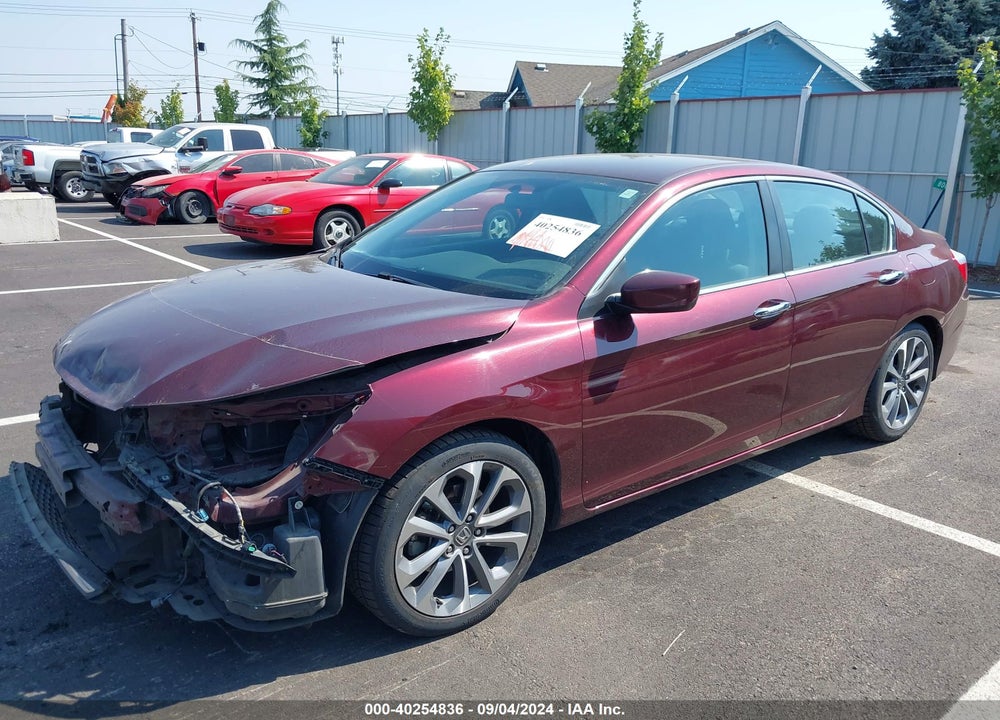 2015 HONDA ACCORD SPORT VIN: 1HGCR2F52FA135678