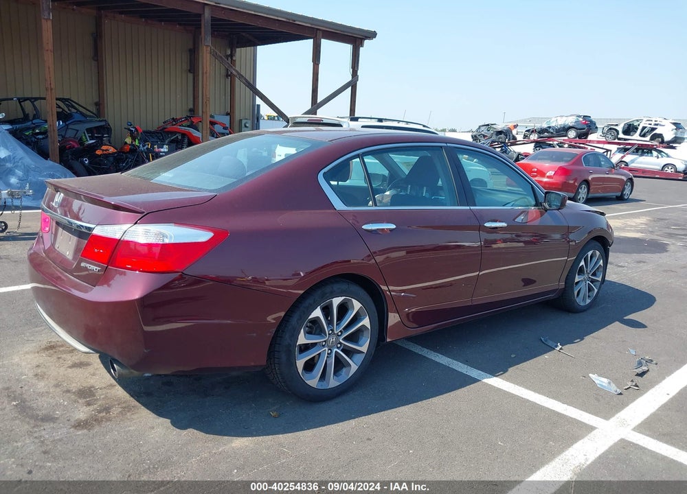2015 HONDA ACCORD SPORT VIN: 1HGCR2F52FA135678