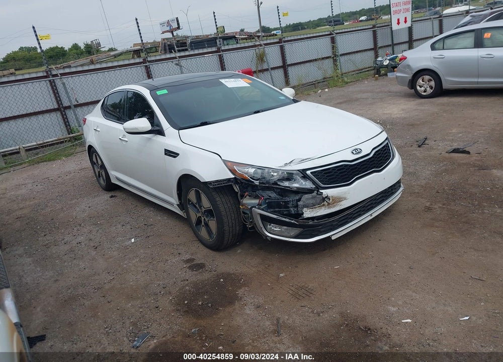 2012 KIA OPTIMA HYBRID EX VIN: KNAGM4AD0C5019471