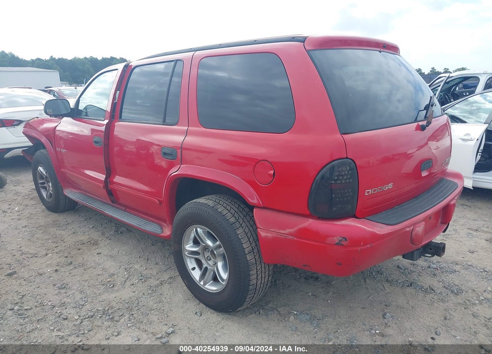 2002 DODGE DURANGO R/T VIN: 1B8HS78Z32F214033