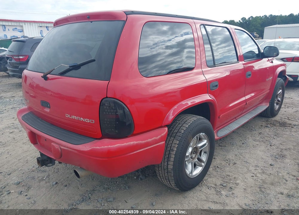 2002 DODGE DURANGO R/T VIN: 1B8HS78Z32F214033