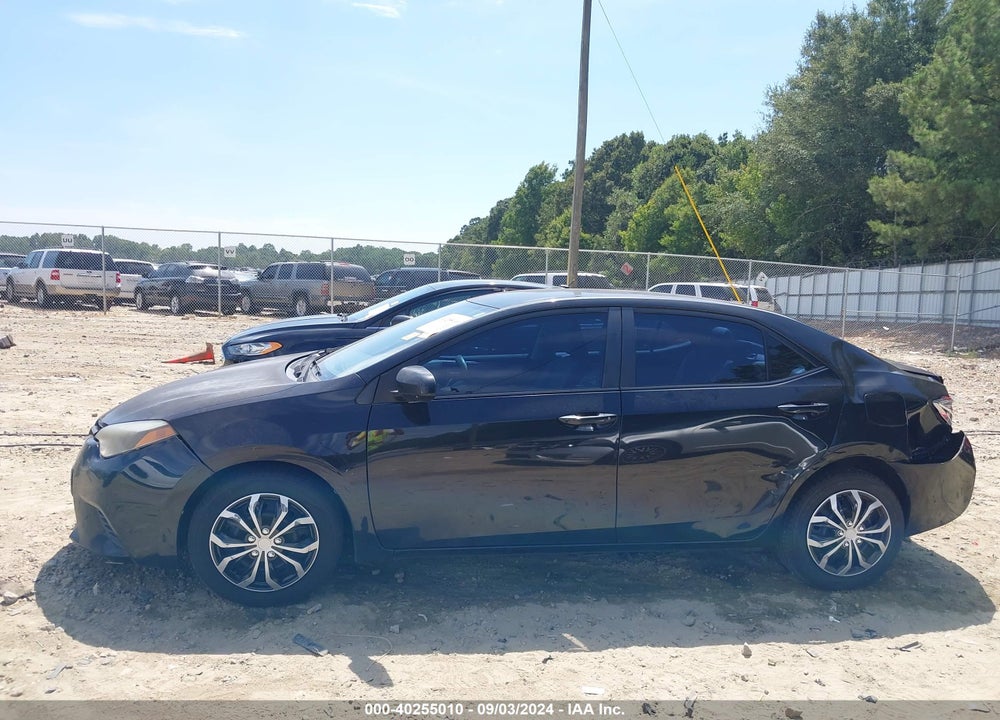 2014 TOYOTA COROLLA LE VIN: 2T1BURHE0EC130116