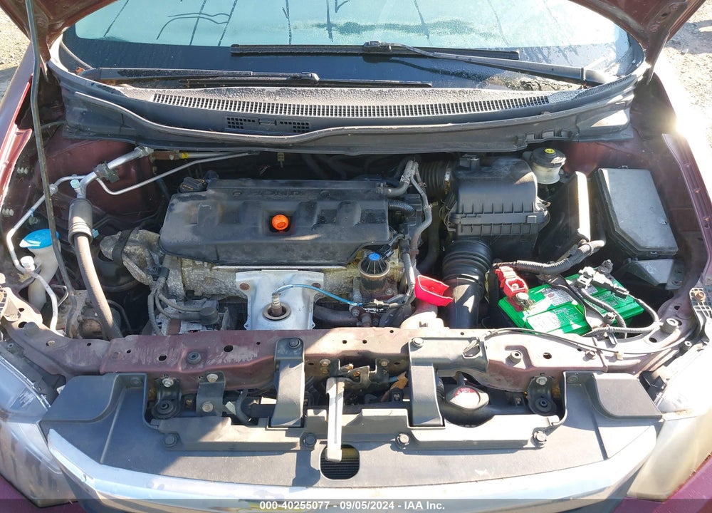 2012 HONDA CIVIC LX VIN: 19XFB2F59CE344358