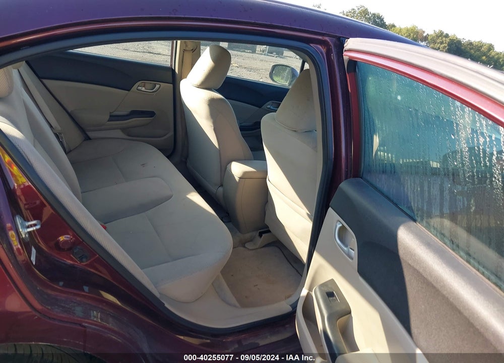 2012 HONDA CIVIC LX VIN: 19XFB2F59CE344358