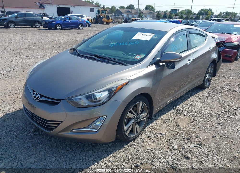 2014 HYUNDAI ELANTRA LIMITED VIN: 5NPDH4AE3EH530873
