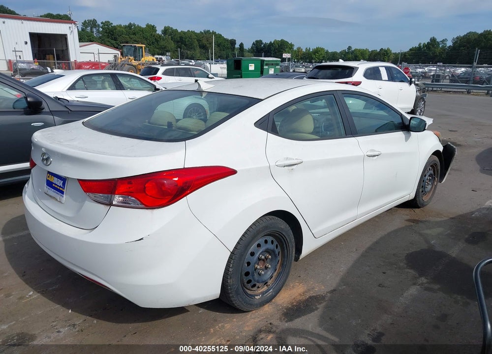 2011 HYUNDAI ELANTRA GLS VIN: 5NPDH4AE6BH027236
