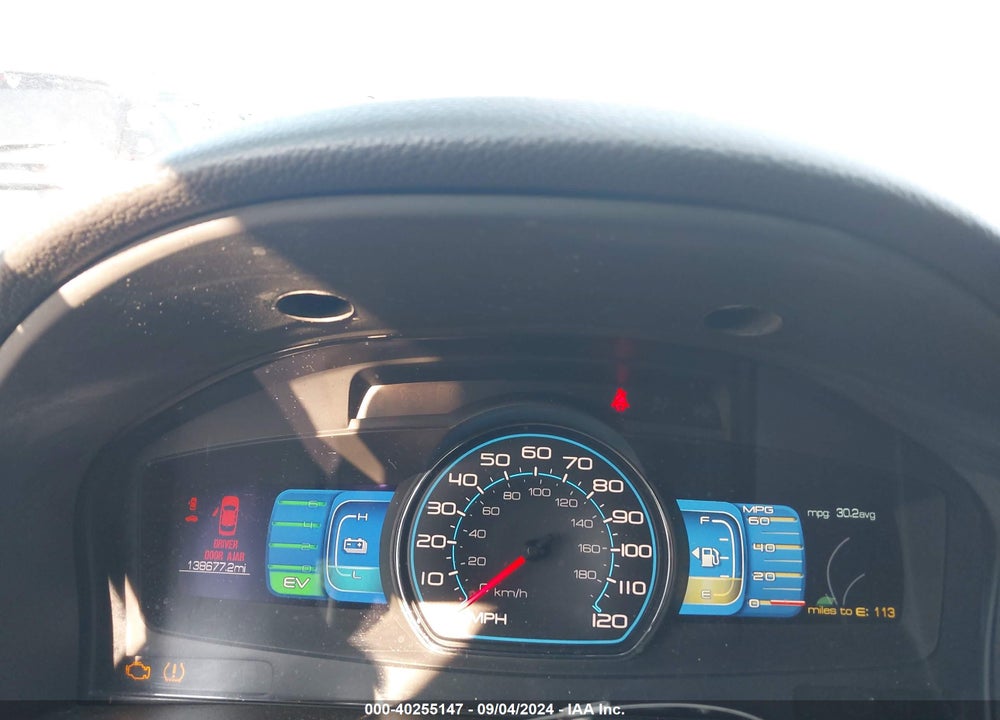2012 FORD FUSION HYBRID VIN: 3FADP0L30CR281312