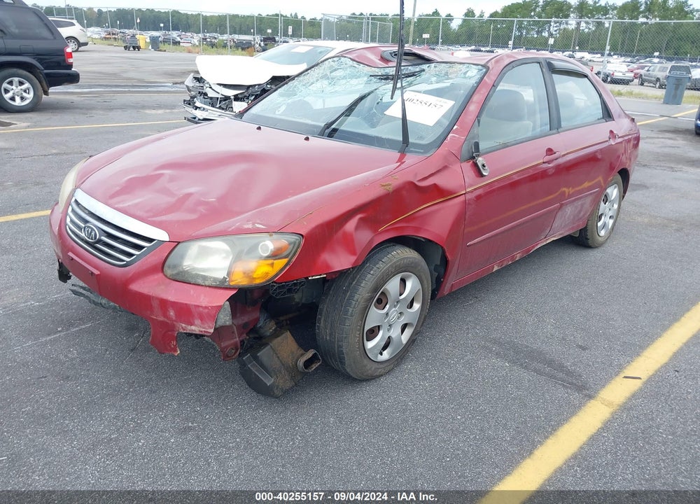 2009 KIA SPECTRA EX VIN: KNAFE222095639515