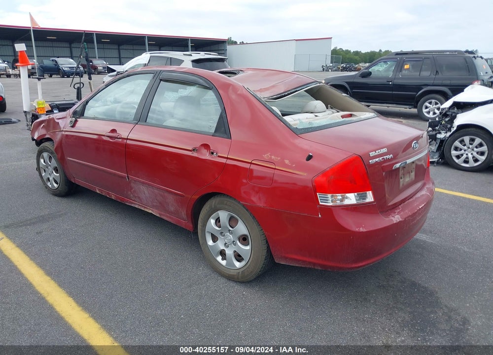 2009 KIA SPECTRA EX VIN: KNAFE222095639515