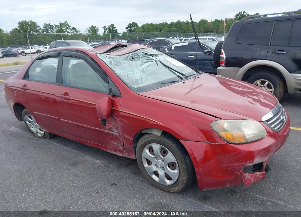 2009 KIA SPECTRA EX VIN: KNAFE222095639515