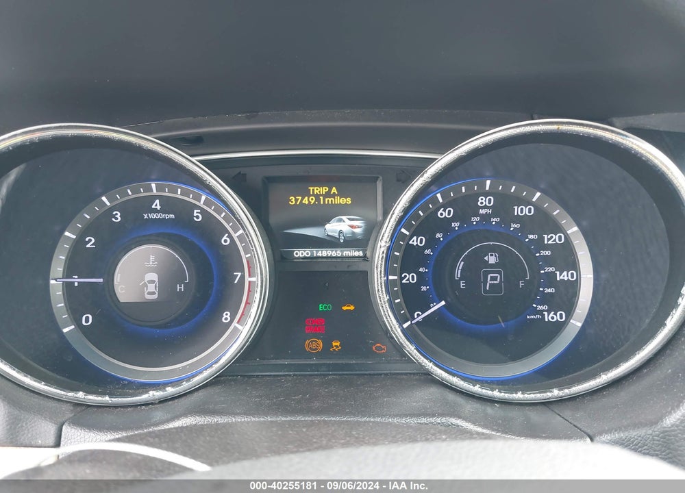 2014 HYUNDAI SONATA LIMITED VIN: 5NPEC4AC4EH932712