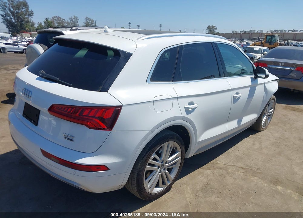 2018 AUDI Q5 2.0T PREMIUM/2.0T TECH PREMIUM VIN: WA1BNAFY4J2003030