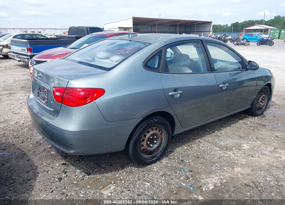 2009 HYUNDAI ELANTRA GLS VIN: KMHDU46D09U783037