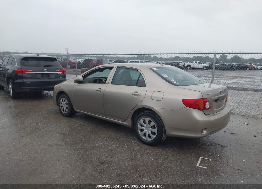 2009 TOYOTA COROLLA LE VIN: 1NXBU40E39Z062526
