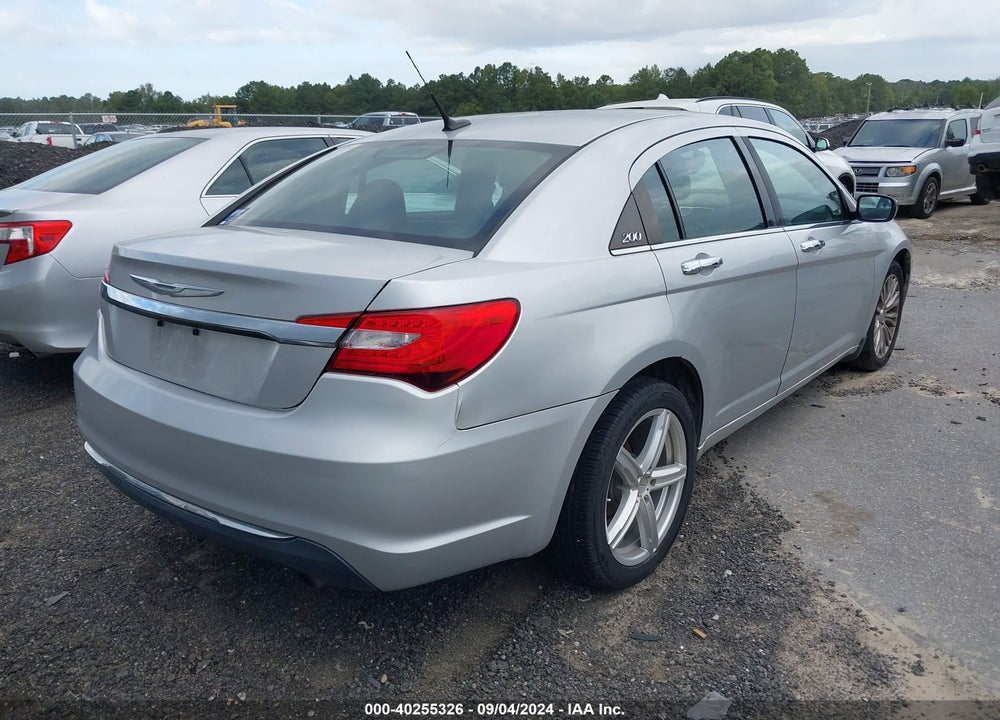 2011 CHRYSLER 200 LIMITED VIN: 1C3BC2FB1BN527852