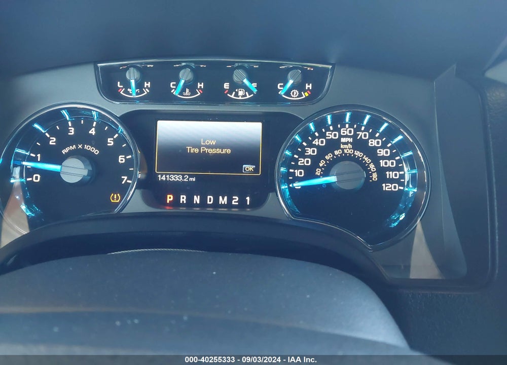 2013 FORD F-150 PLATINUM VIN: 1FTFW1EF4DFC41347