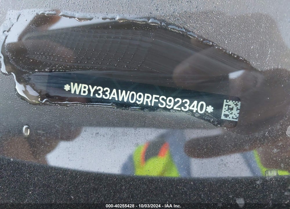 2024 BMW I4 M50 VIN: WBY33AW09RFS92340