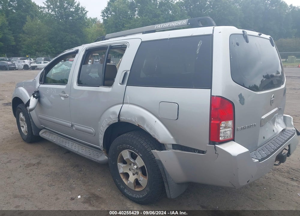 2005 NISSAN PATHFINDER SE VIN: 5N1AR18W35C775967