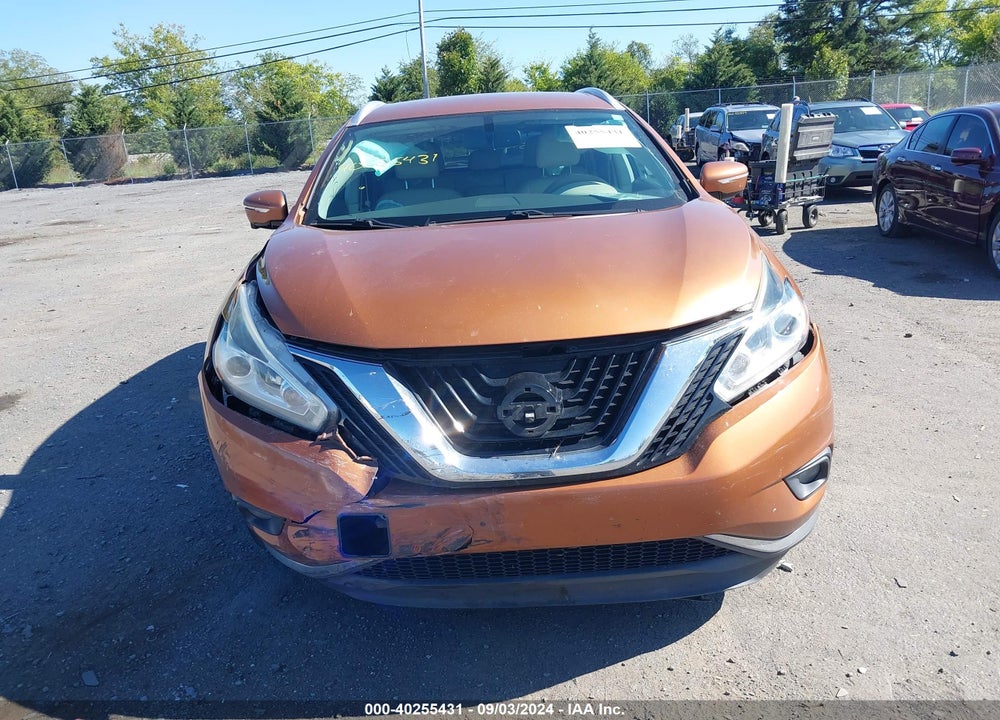 2015 NISSAN MURANO PLATINUM VIN: 5N1AZ2MG8FN263129
