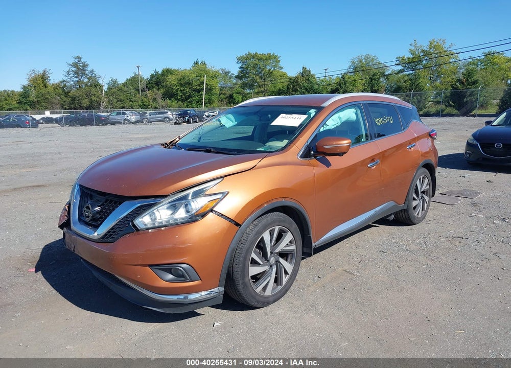 2015 NISSAN MURANO PLATINUM VIN: 5N1AZ2MG8FN263129