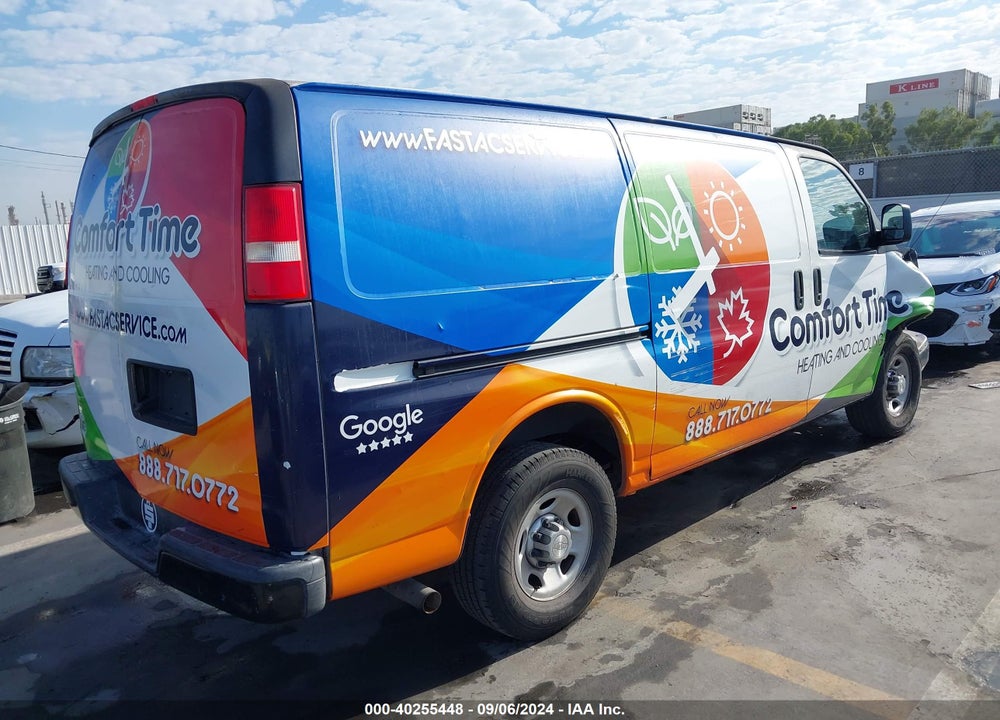 2018 CHEVROLET EXPRESS 2500 WORK VAN VIN: 1GCWGAFPXJ1191390
