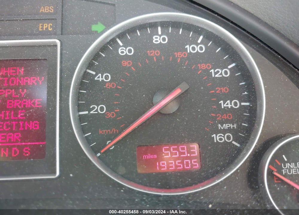 2002 AUDI A4 VIN: WAULT68E02A129826