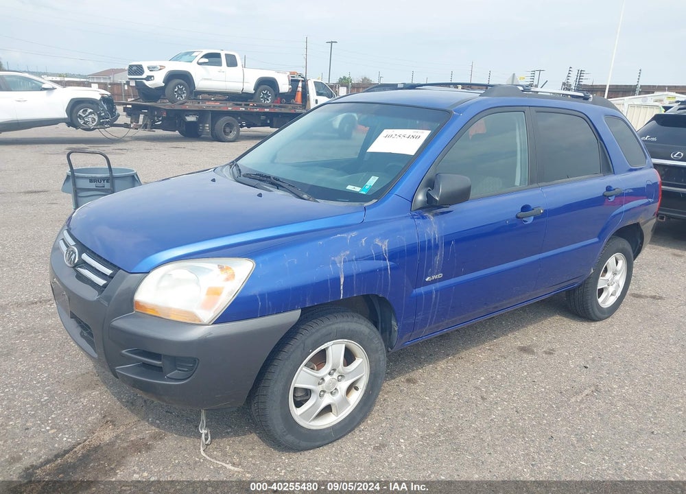 2007 KIA SPORTAGE LX VIN: KNDJE724277303510